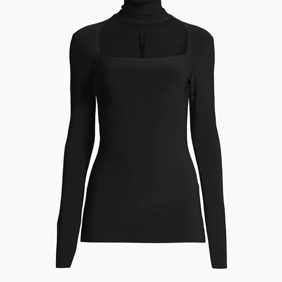 Cut-Out Turtleneck Top - Picture 6 of 15
